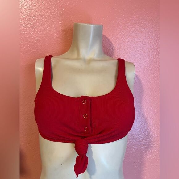 BEACH BUNNY RIB TIDE BRALETTE.. - Picture 1 of 6